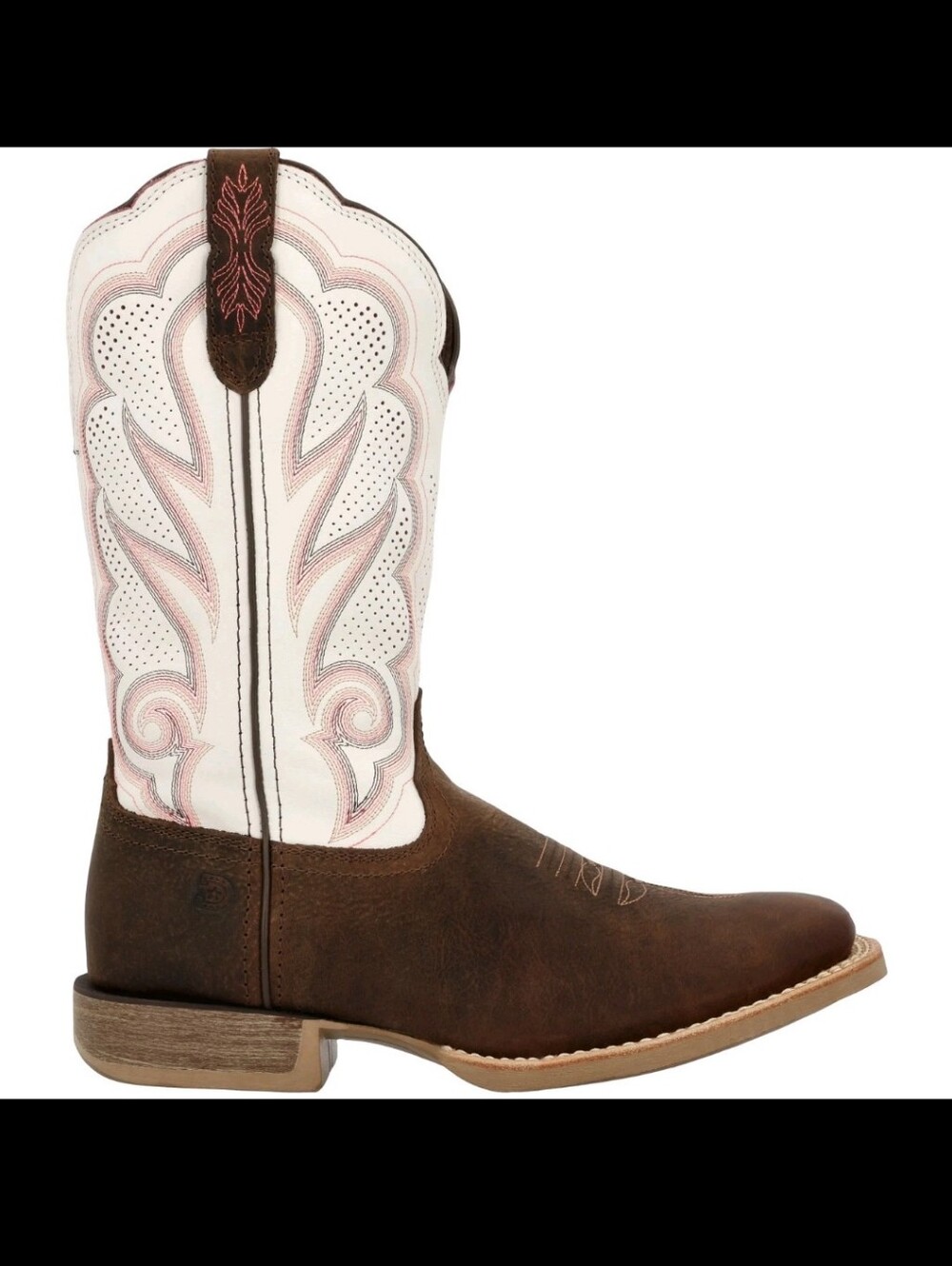 Durango Trail Ventilated Rebel Pro Western Boots Size 11W Pink Brown Cowgirl